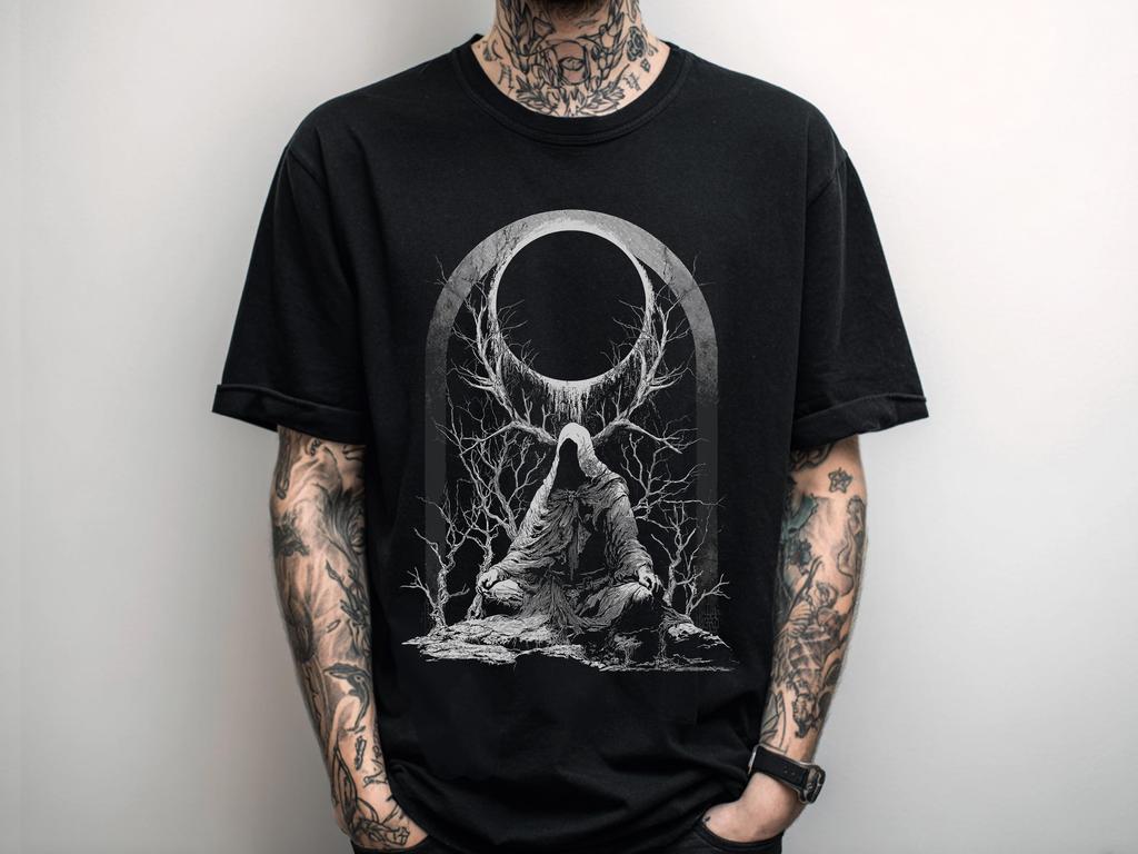 Gothic Anime Shirt, Phantom Spider Manga Tee, Vintage Washed Comfort Colors 1717