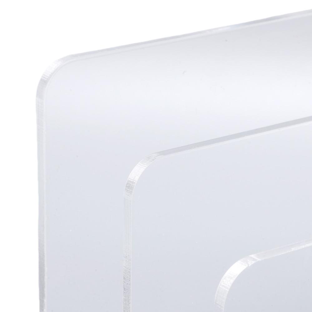 Acrylic Mail Sorter Transparent Mail File Organizer Clear Desktop Letter Holder  Desk Storage