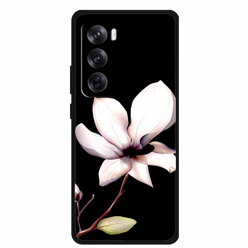 Funda For OPPO Reno 12 / Reno12 Pro Global Case Fashion Printed Soft Silicone Back Cover For Reno12 Pro Cat Phone Case Reno12 5G