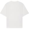WE11DONE Comfortable Minimalist Round Neck Short Sleeve T-Shirt With Front Logo Paint Details Unisex Tops WD-TT2-25-732-U-WH