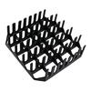 Family Kitchen Rack for Hot Dog and Sausage Cooking, Square Counter Rack for Cookout Serving and Group Meal Work