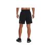 Under Armour Solid Print Small Logo Straight Shorts Men Bottoms Black 1370999-002