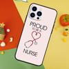 Cartoon Doctor Nurse Phone Case For iPhone 17 Pro Max16 15 14 13 11 12 Pro Max Plus 12 13 Mini 16e 17 Air Cover