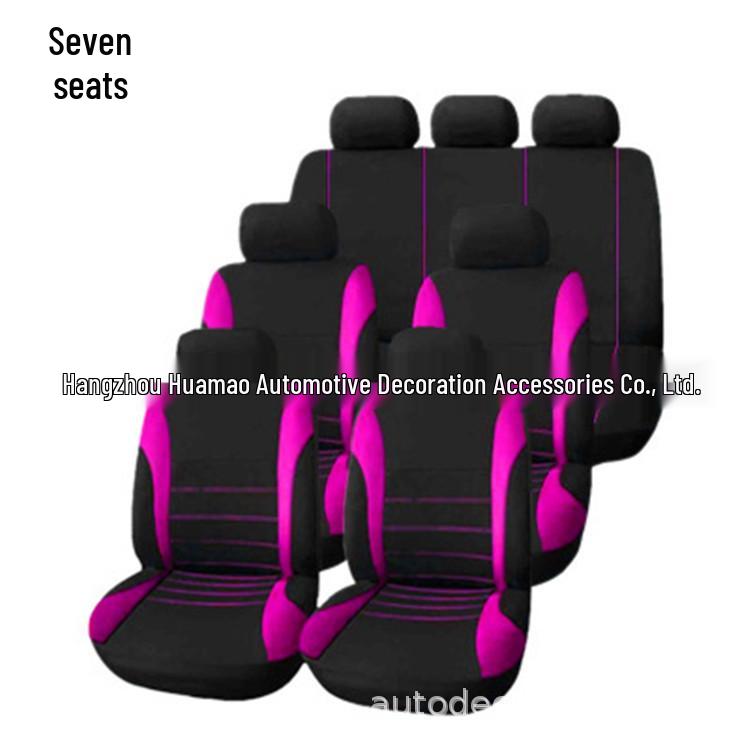 Pokrowiec na fotel samochodowy 7-miejscowy - Tkanina poliestrowa na każdą porę roku