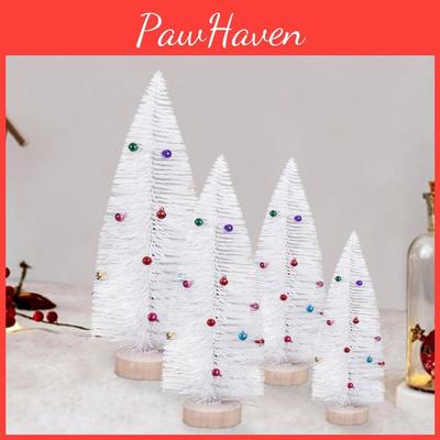 Bezaubernder Weißer Glocken-Weihnachtsbaum 20cm Erhältlich in Mehreren Größen Elegantes Feiertags-Akzent