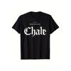 Chale Graphic Print Tshirt Soft Breathable Cotton Crew Neck Tee Unisex Casual Top For Men Women