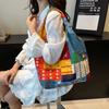 2025 New Trend Fashion Niche Retro Shoulder Bag Double-sided Back Leisure Vacation Floral Bag
