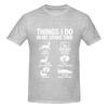 Things I Do In My Spare Time Deers Breathable Tshirt Casual And Relaxed Trendy And Personalized Tees