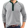 New Madden Men's Long Sleeve Raglan Bottomed Old Man's Shirt
