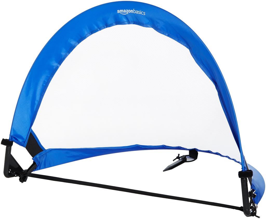 Gol e Rede para Treino de Futebol Amazon Basics Conjunto com Transporte (com estojo)