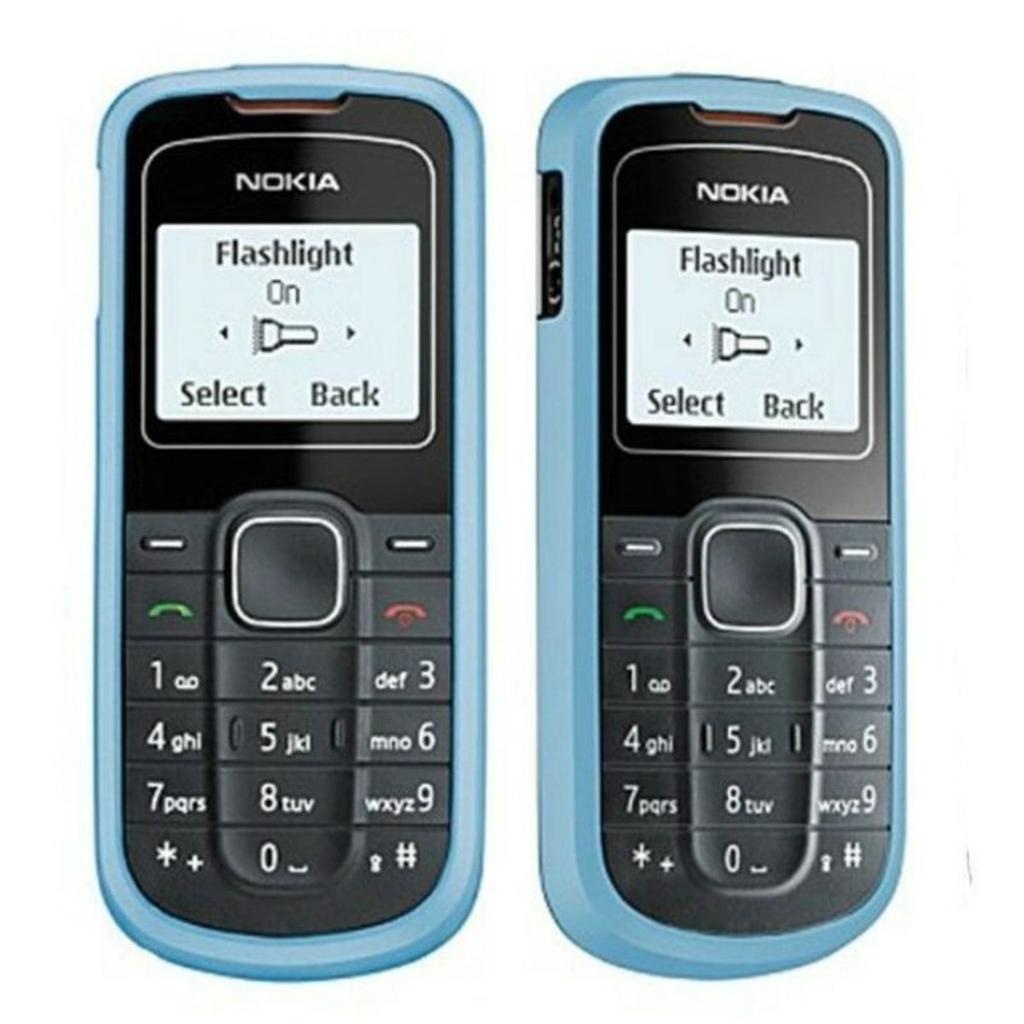 Refurbished Nokia 1202 Original Unlocked 2G GSM 900/1800 Flashlight Keyboard Mobile Phone