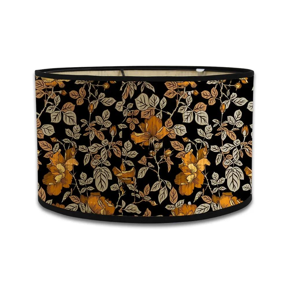 

Абажуры с винтажными цветами из бамбука ручной работы, складной подвесной напольный светильник с плафоном, люстра для домашнего искусства