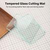 WUTA Clear Glass Plate for Leathercraft Polishing, 1301008mm (Rounded Edges)