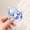 2Pcs Colorful Iridescent Bubble Wall Decals, Peelable Waterproof, Perfect For Kids Bedroom Bath Party Decor