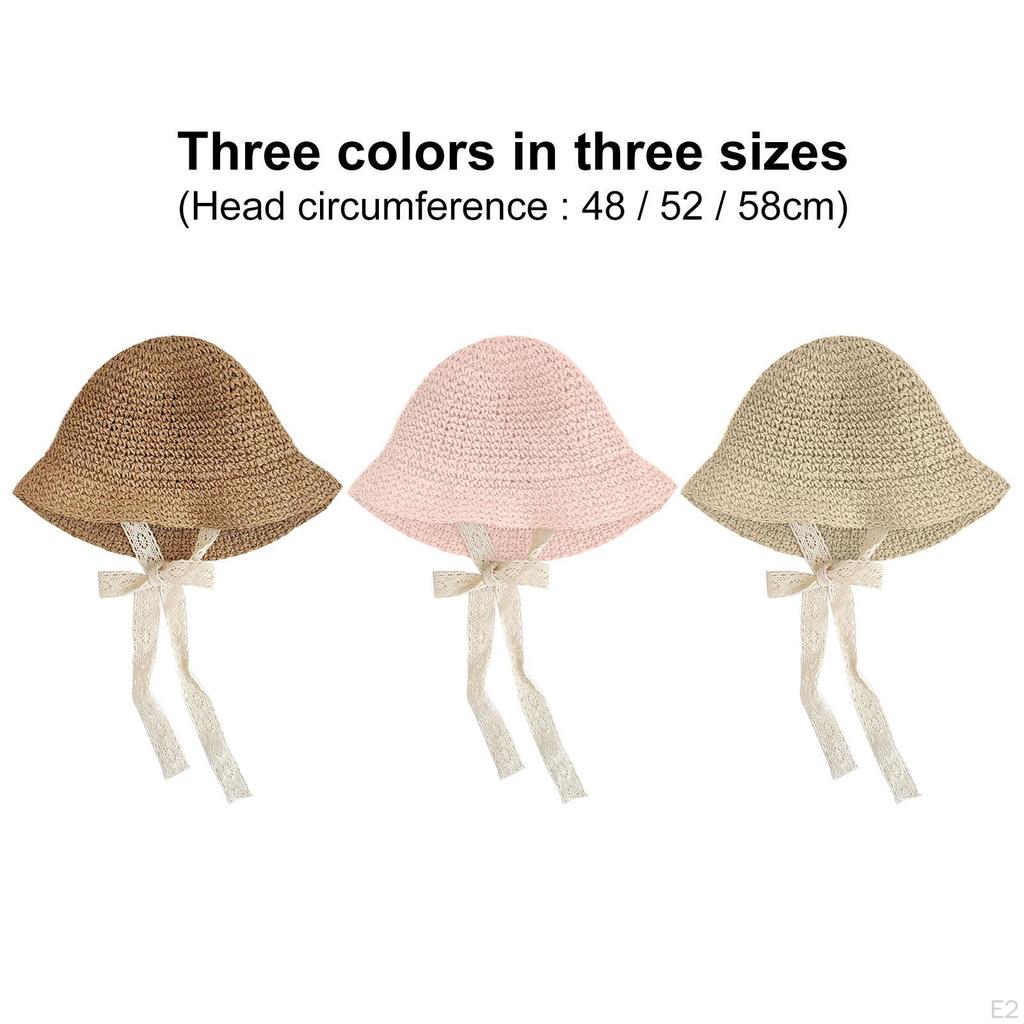 For Little Girl, Wide Brim Beach Hat