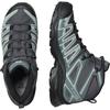 SALOMON X Ultra Pioneer MID CSWP W Hiking and Trekking Shoes Size Cm (L41671200), Ebony/Stormy Weather/Wine Tasting, 25.5