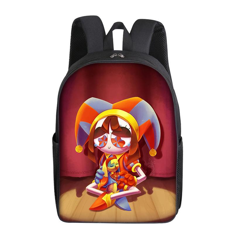 Magic Digital Circus The Amazing Digital Circus School Bag Primary School Students Single Layer Backpack