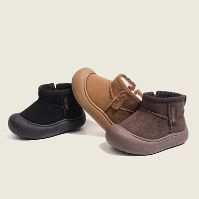 Warme Winter-Schneestiefel mit Samtfutter für Kinder (1–7 Jahre) – Rutschfest, Wasserdicht, Weiche Sohle