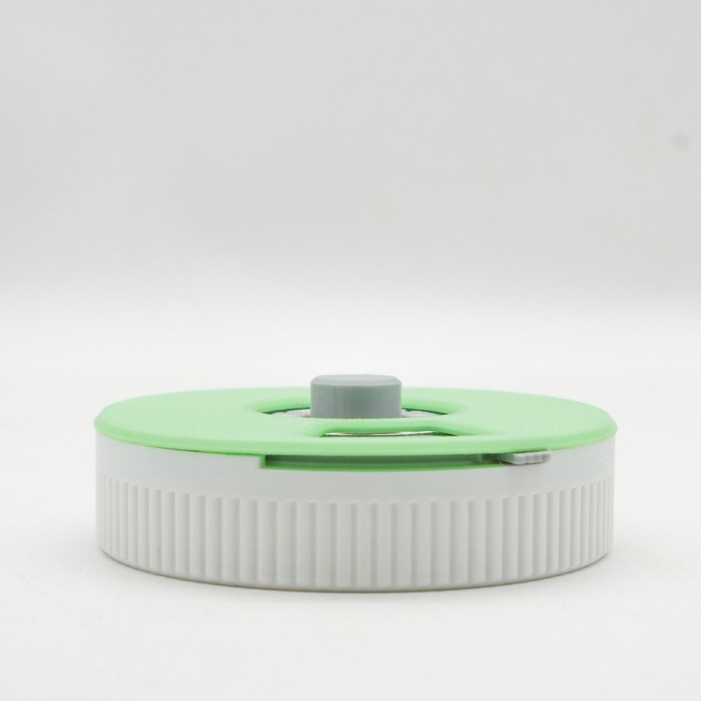 3D Printed Pressing Rotating Medicine Box Grid Design Weekly Pill Case  for Travel Household