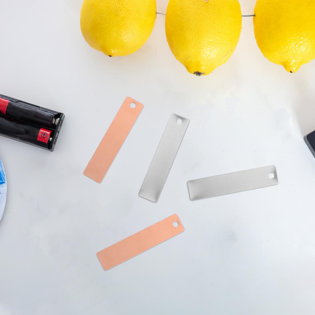 Copper Sheet Zinc Sheets Electrode Strips Fruit Scientific Knowledge for Experiment Materials