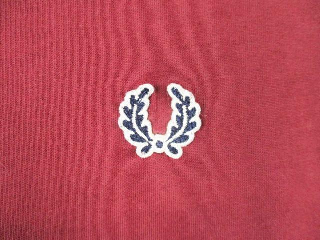 [USED] Fred Perry <Logo One Point Round Neck Short Sleeve T-Shirt> Size S M867y