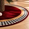Christmas Tree Skirt, Festive Holiday Decoration for Living Room and Christmas Party