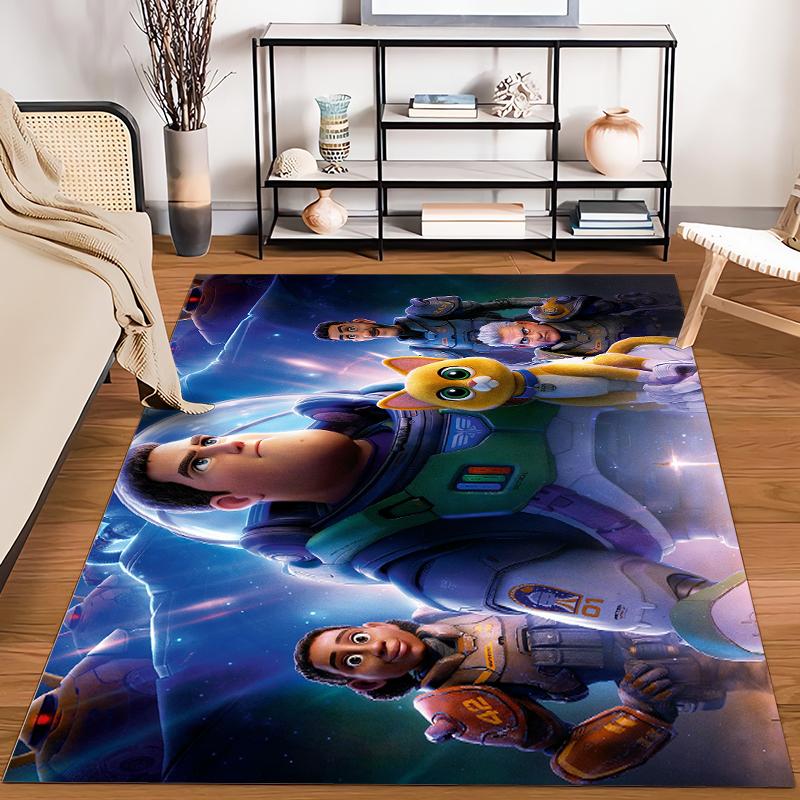 1 vnt. animacinių filmų „Lightyear“ raštu kilimai Miegamojo žaidimų kilimėliai Miegamojo dekoravimo kilimėlis Svetainės kilimas Ropojimo kilimėlis Kalėdinė dovana Kilimas Potdemiel