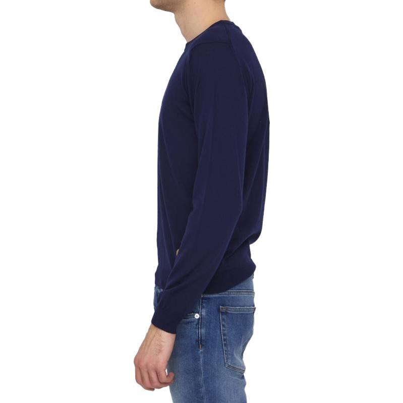 Gucci Wool Sweater With Horsebit Intarsia 'Blue' Men's 730974-XKCOR-4011