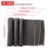 3K 200gsm 60/150/300cm 0.2mm Thickness Carbon Fiber Cloth Twill Woven Carbon Fabric For Car Part Sport Equipment Repair Material