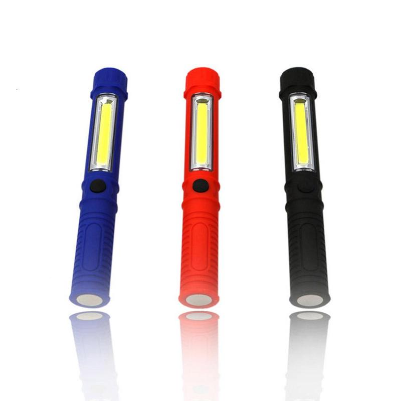 Buy COB LED Pen Light Inspection Lamp Pocket Work Torch Flashlight Fas Q3Y3 at