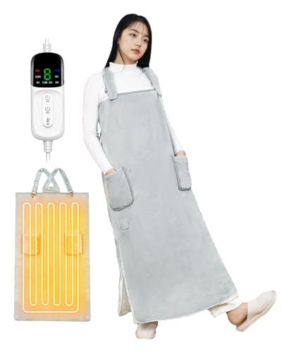 

Electric Blanket, Wearable Kotatsu [New for 2025 - 360° Three-Dimensional Heating] with 8 Temperature Settings, 12-Hour Timer, Can be Used as a Throw