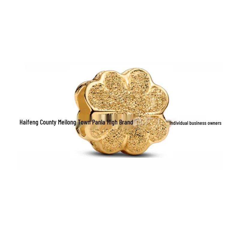 Neue vergoldete S925 Silber Cartoon Anhängerperlen: Stern, Mond, Herz und Schmetterling für DIY-Armbänder