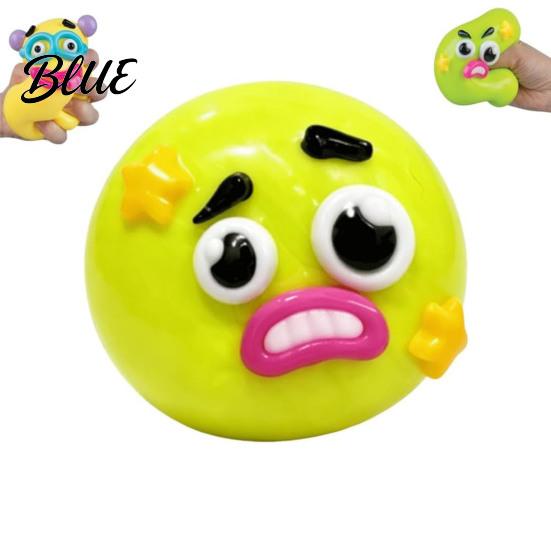 Anti-stress Toy 1/2/5Pcs Dog Face Squeeze Toy Moldable Slow Rise Cartoon Expression Stress Anxiety Relief Ball Relaxing Relieving Fidget for