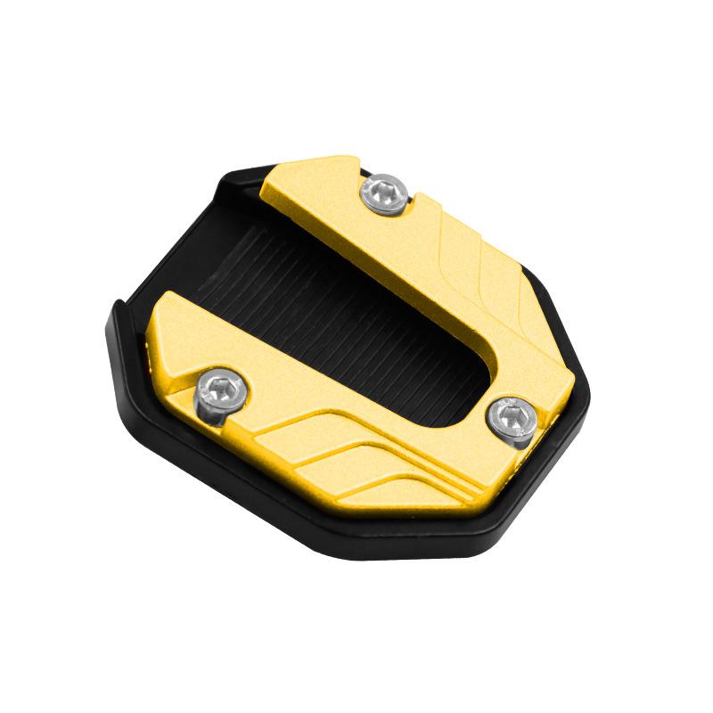 

Motorcycle Bike Parking Kickstand Extender Foot Side Stand Pad Support Plate Motorbike Accessories жёлтый