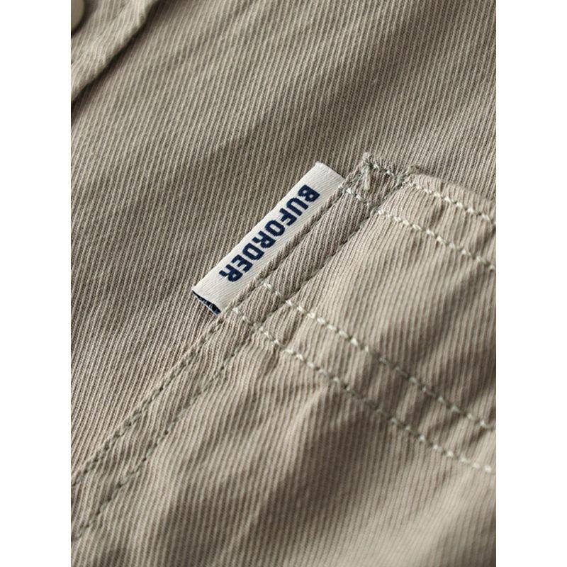 Trendy Retro Short Sleeve Pure Cotton Export Export Parka