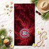 Montreal Canadiens Soft Beach Towel Stylish Beach Pool Towel for Summer Seaside Vacation Travel