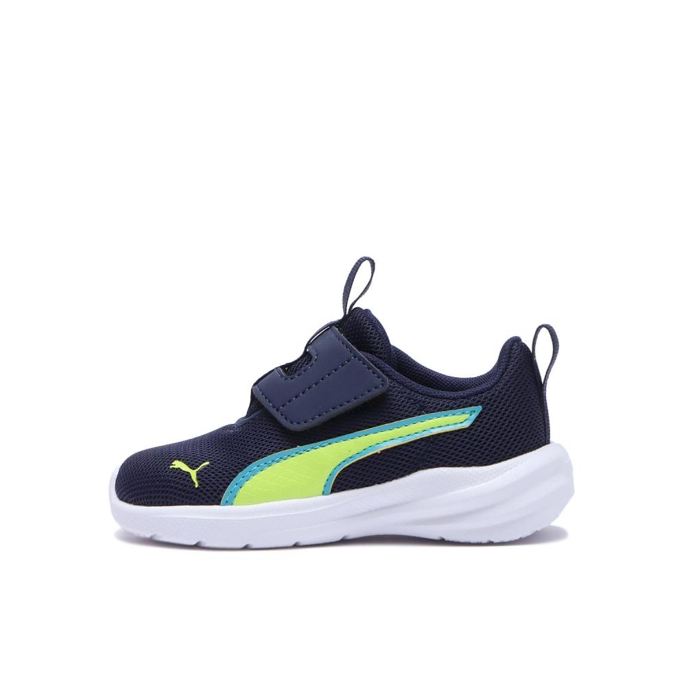 Puma Ricky Runner Nu Детские 397539 01 темно-синий Лайм.p 120