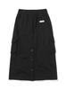 Bbc Earth W Pocket Long Skirt_Black