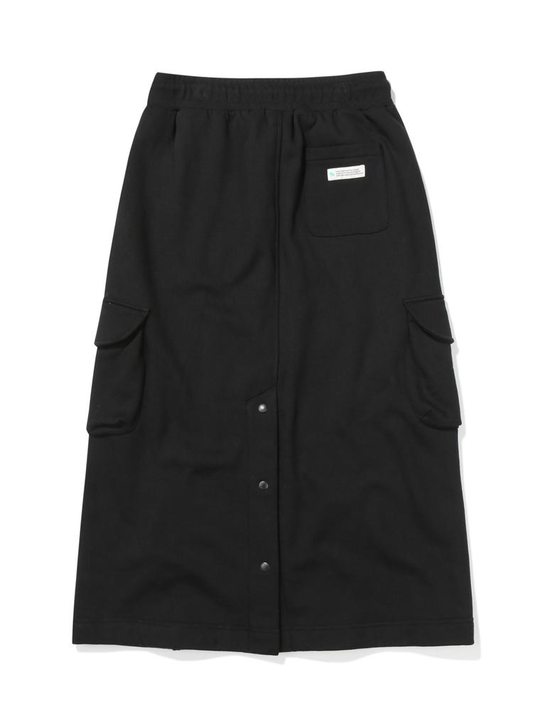 Bbc Earth W Pocket Long Skirt_Black