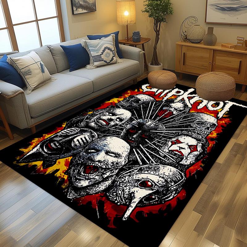 Slipknot: Rebellion carpet Doormat Living room and bedroom mats Bathroom mat Fashion Protective pad