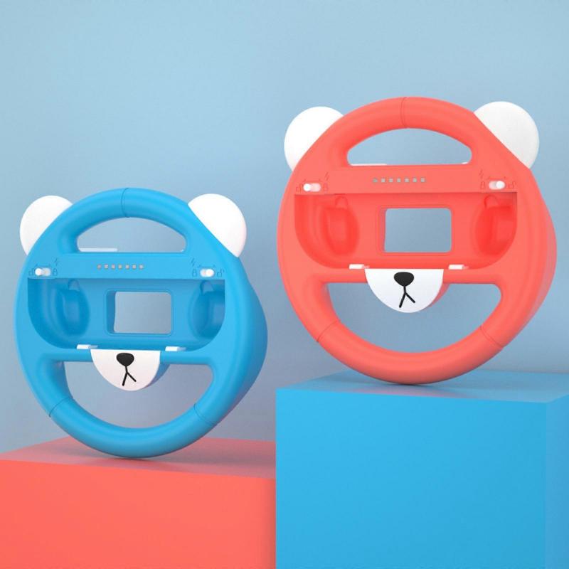 2pcs/set Steering Wheel Controller for Switch Racing Game Handheld Grip Kit