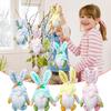 Easter Bunny Gnome – Colorful Plush Decorative Figure for Holiday Display and Home Interiors
