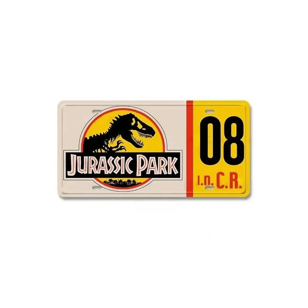 Vintage Jurassic Park Explorer Metal Signs Ideal for Garage Club Man Cave Bar Pub or Hotel Wall Decor for a Nostalgic Touch