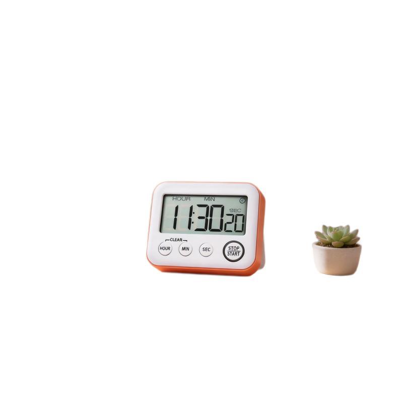 Digital Kitchen Timer Adjustable Volume Large LCD Display Precise Countdown for Kitchen Baking Office Pomodoro Timing