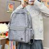 Schoolbag Schoolbag for Female Junior High School Students, High Value Ins Niche Large-capacity Backpack for High School Students, Lightweight  