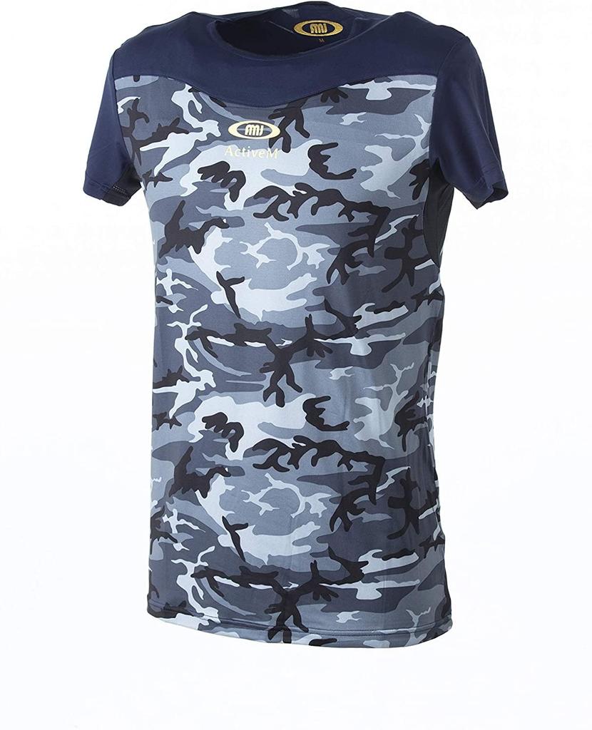 ActiveM Short Sleeve Undershirt (Navy, M)