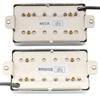 Musiclily Pro Alnico 5 Humbucker Gold Set for Les Paul SG Electric Chrome LP-PAF Pickups, Neck/Bridge 7.5K/16K Guitars,
