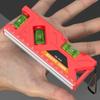 Magnetic Torpedos Level and Ruler, 180/90/45/45 Degree Bubble,Horizontals Ruler Spirits Level for Woodworking