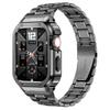 Stainless Steel Case+Strap For Apple Watch Band 44mm 45mm 49mm 40mm Bumper Cover Accessories iwatch Ultra series 8 6 SE 7 Strap