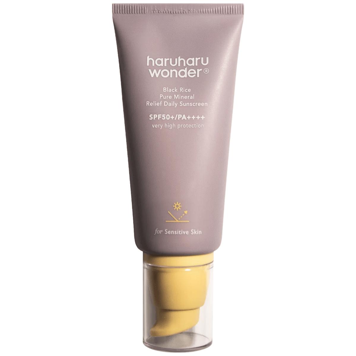 

Haruharu Wonder - Black Rice Pure Mineral Relief Daily Sunscreen, 50ml krem przeciwsłoneczny SPF50+